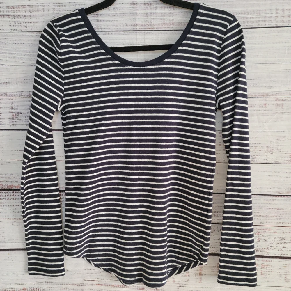Loft S Scoop Neck Longsleve Tee